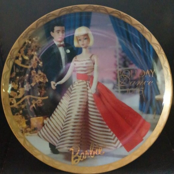 Barbie Holiday Dance 1965 Collector Plate #188794 1996 by Enesco - Picture 1 of 2